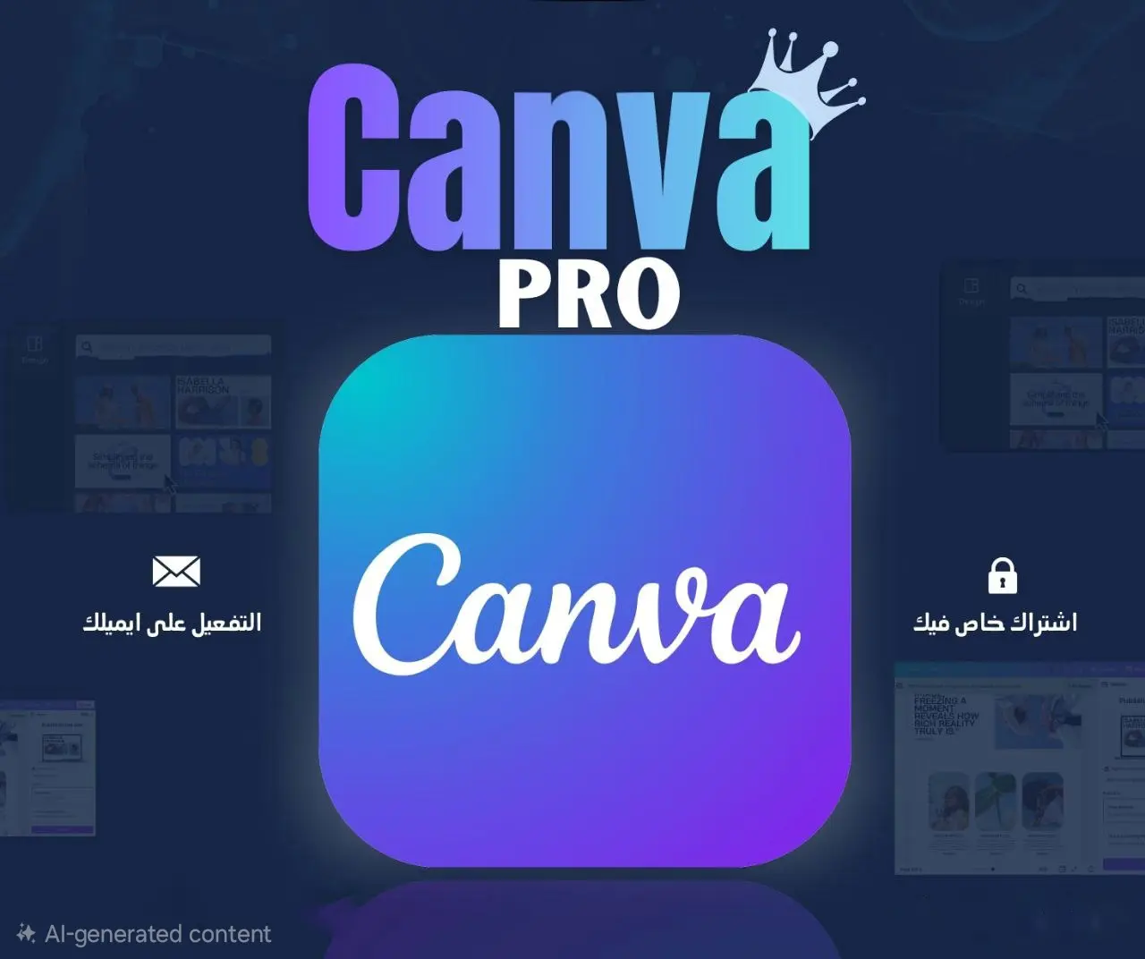 Canva PRO مدة شهر